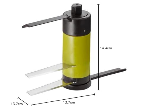 Tefal Hachoir manuel 5 secondes 900 ml Plus lames, Purée, Hacher, Découper, Mixer, Légumes et viandes, Noix, Oignons, Lames en acier inoxydable, Rapidité et facilité K1321324