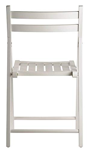 Winsome Robin Folding Set White Chair, Medium, 4-PC