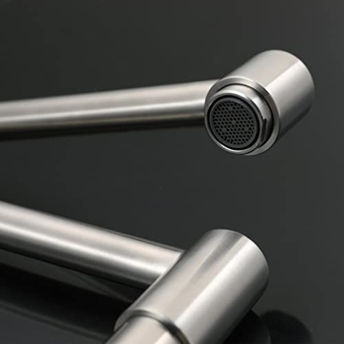 Robinet de remplissage de casserole inox col de cygne pliable