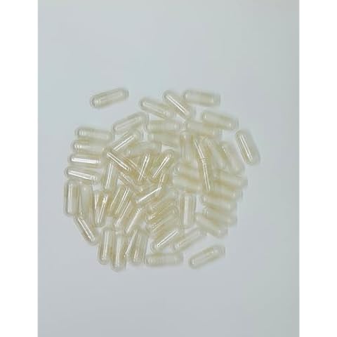Empty Gelatin Capsules Size 000 Natural, 1000 Count Cover