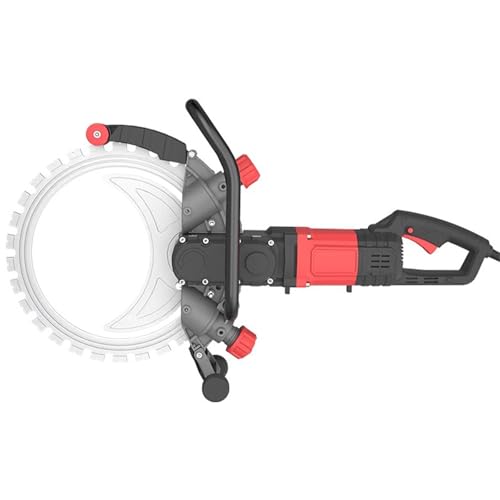 Sierra De Anillo para Hormigón, 8900W/220V,Suministro De Agua Húmeda Supresión De Polvo Sierra De Ranura para Pared De Hormigón(Profundidad De Corte 11.81in),Brushlessringsaw