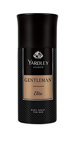 Yardley Gentleman Elite Body Spray For Fiercely Independent Man Sandalwood Dry Amber and Patchouli 150 ml
