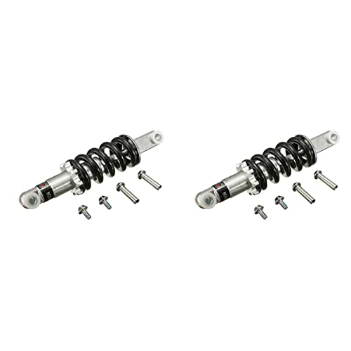 Kznifmk 2piezas 200mm 1500Ib Mini Motocicleta ATV Dirt Bike Suspensión Trasera Parachoques Amortiguador Amortiguador