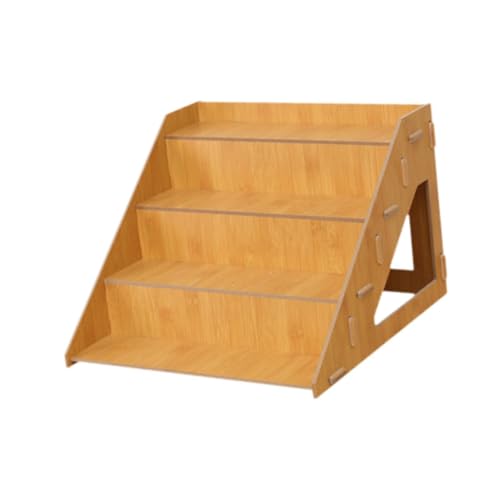 Badiman Cake Display Rack Aroma Organizer 4 Layers Cupcake Display Trapezoidal Storage Rack Dessert Stand for Cookies