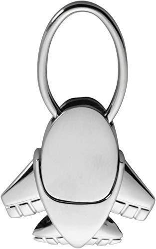 Preisvergleich Produktbild BHG Silber Metall Strumpf Füller Geschenk Schlüsselring, 7 cm (Flugzeug), Flugzeug