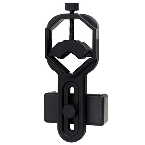Hemobllo Phone Adapter Mount: Phone Telescope Clip Smartphone Photography Holder Bracket Camera Stand for Fishing Birding, Stargazing Hiking Traveling - Universal