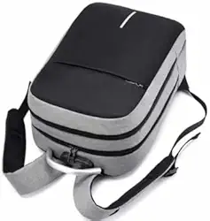 Mochila Executiva Antifurto Masculina Feminina Impermeável com Cadeado e Entrada USB – Para Notebook até 15,6' Trabalho Viagem Escola