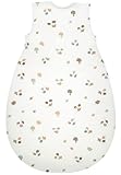 alvi schlafsack tencel 80/86 Babyschlafsack Komfortabel zu Öffnen - Der leichtgängige Reißverschluss des Strampelsacks wird von unten nach oben geöffnet - er kann somit nicht vom Kind geöffnet werden & stört nicht im Gesicht.