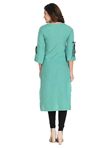 Image of DHRUVI TRENDZ Women's Rayon Kurta