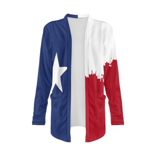 Image of Womens Open Fron Cardigan Sweaters Long Sleeve Tops Daily Coats
