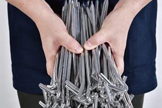 Amazon.co.jp: ユニフレーム (UNIFLAME) ジュラパワーペグ250 × 12本