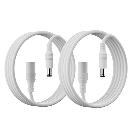 JZK 3m 12V 5.5 Mm X 2.1 Mm DC Prolunga Alimentazione Cavo, Cavo Adattatore Alimentazione Femmina A Maschio 2.1 Mm X 5.5 Mm Per PSU, Telecamera Sicurezza CCTV, Striscia LED, Router - Foto 12