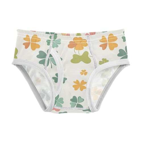 KLL Colorful Shamrock Toddler Boys Cotton Nighttime Underwear Cute Undies
