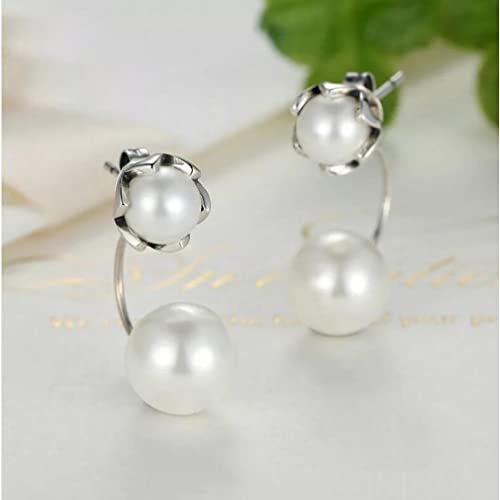 Bijoux de perles simulées en argent sterling au lustre exceptionnel - 3
