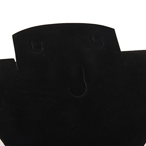Velluto Nero Espositore Collana Anello Orecchino