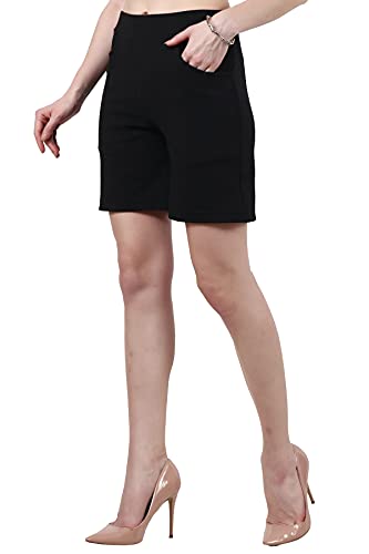 Image of POPWINGS Casual Beige Floral Printed Shorts