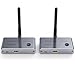 Jectse Ricevitore del Trasmettitore del Suono Video Wireless per TV, Supporto 4K/30Hz, Distanza di Trasmissione 100m, Design Plug e Play per Altoparlanti per Home Theater immagine
