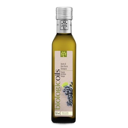 biologicoils イタリア産有機ワインビネガー(赤) 250ml オーガニック 無添加 まろやか 料理 ドレッシング用 健康