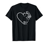 Book Lover Heart of Books Design Reading Literature Fiction T-Shirt