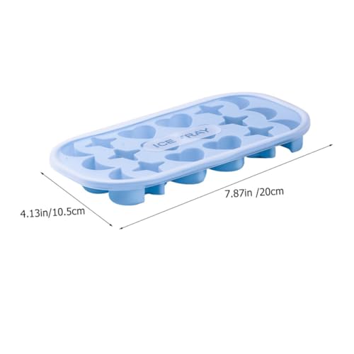 2 Piezas Moldes de Cubos de Hielo de Silicona con Tapa miniatura 2