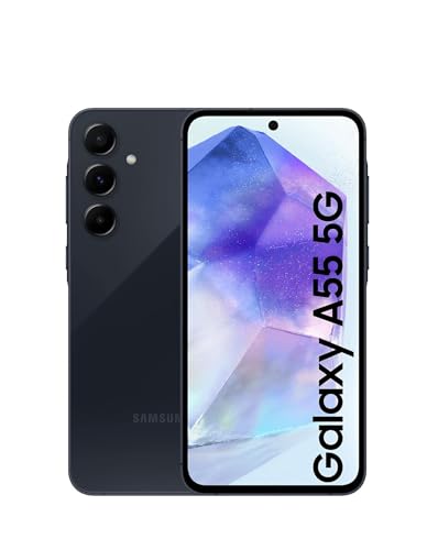 Samsung Galaxy A55 Smartphone sin SIM de 128 GB 5G – Impresionante azul marino Samsung Galaxy A55 Smartphone sin SIM de 128 GB 5G – Impresionante azul marino