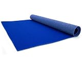 Primaflor - Ideen in Textil Alfombra Boda Azul Podium - 1m x 1m, Alfombra para Eventos Ignífuga Conformidad B1, Alfombra Azul VIP para Ceremonia, Tienda, Celebración, Entrada y Fiesta