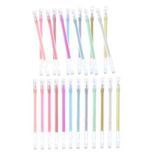 STOBOK グリッタージェルペン 24本セット 大人の塗り絵用ペイントマーカー 滑らかな書き心地 落書き用アート用品 速乾性 手汚れ防止