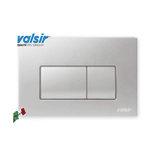 VALSIR PLACCA P1 CROMO SATINATA MECCANICA per Cassetta