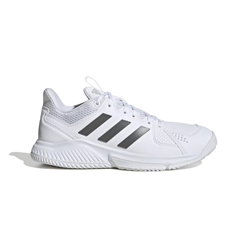 adidas Damen Court Flight Shoes, FTWR White/Grey, 39 1/3 EU – Ansicht 2