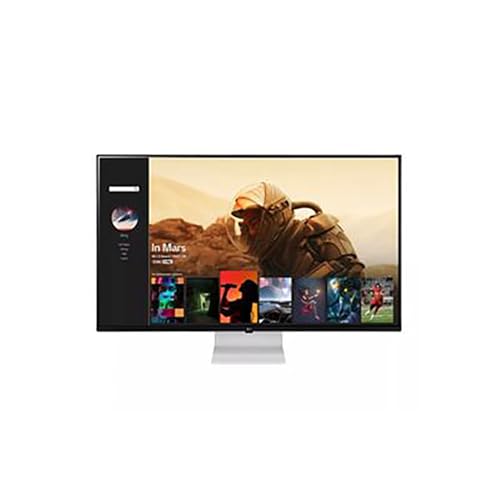 Image of LG 43 inch 43SQ700S- Ultrafine Smart Monitor UHD 4K IPS (3840 * 2160), HDR 10, Wireless Connectivity, webOS, AirPlay 2, USB Type-C (65W PD), Speakers 10WX2, Magic Remote, HDMIx2, DP, HP Out (White)