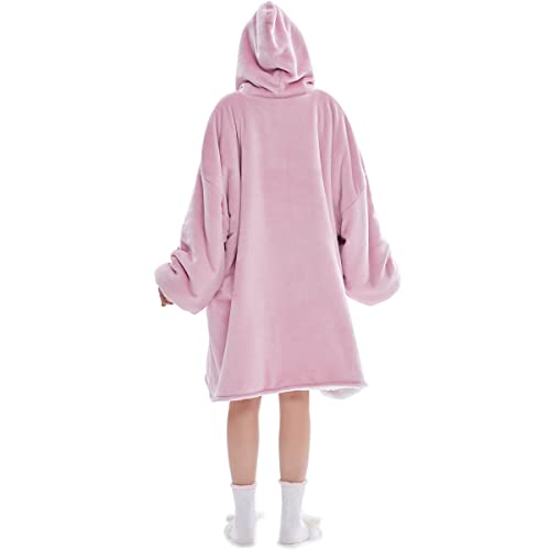 FELOVE Übergroße Hoodie Sweatshirt, Original Decke Sweatshirt, super weiche gemütliche warme komfortable Riesen-Hoodie, Geeignet Kapuzenpullover für Erwachsene, Männer, Frauen, Jugendliche