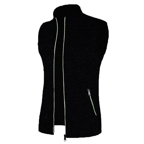 Men's Golf Vest Lightweight Softshell Vest Outerwear Sleeveless Full Zip Jacket Hiking Running Causal Vest Coat