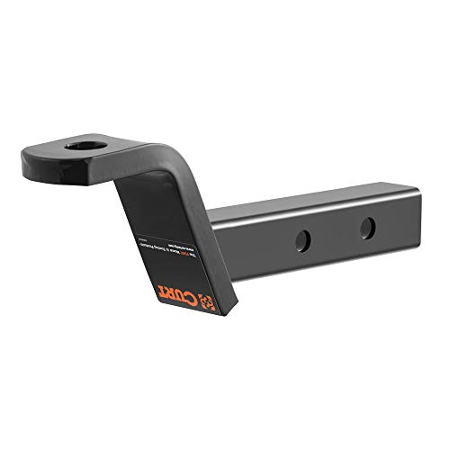 Curt 45230 Dual Length Trailer Hitch Ball Mount, 8-1/8-Inch Or 11-1/8-Inch Length, Fits 2-Inch Receiver, 7,500 Lbs, 1-Inch Hole, 4-Inch Drop, 2-In Rise #TOP1