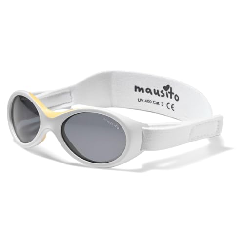 Image of Mausito BABY sunglasses 0-24 months | Flexible BPA-Free infant sunglasses with adjustable strap | 100% UV Protection Sunnies