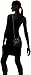 Jessica McClintock Womens Gwen Ball Mesh Ring Wristlet Pouch Clutch, Black