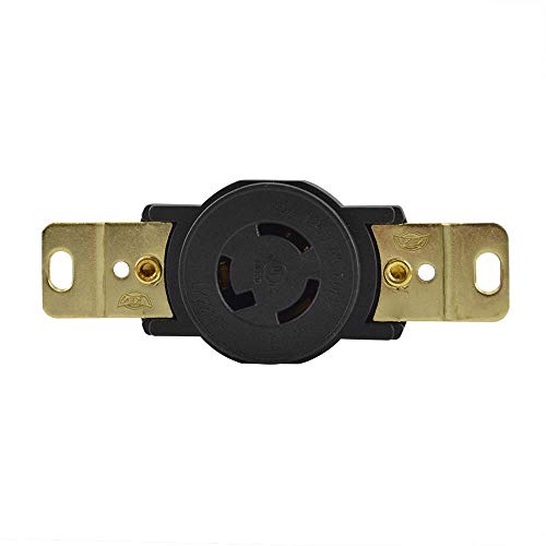 Superior Electric YGP029F Twist Lock Wall Mount Electrical Receptacle, 3P 15A 125V - NEMA L5-15R - Pack of 5