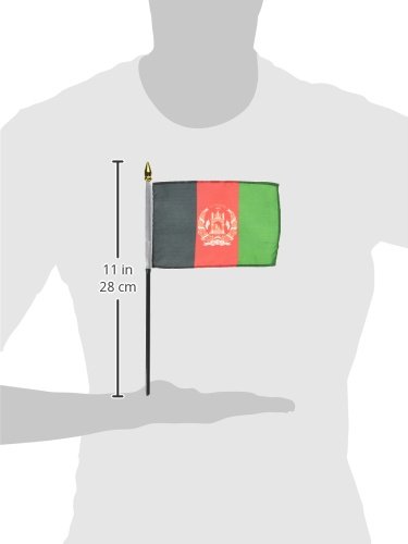 Amazon.com : US Flag Store Afghanistan Flag 4 x 6 inch,Red, Green