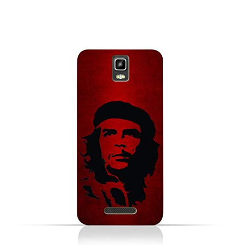 Lava Iris Fuel 50 TPU Silicone Case with Che Guevara Silhouette Pattern