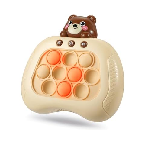 Push Game Console, Handheld Game for Kids 6-8 Years Old, Push Game, Bubble Pressure Glow Game, Autism Sensory Toy, Birthday Gift for Boys, Girls, Teens 8-12 Years Old.… Cover
