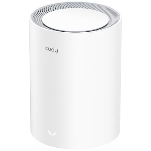 Sistema WiFi 6 Mesh Cudy AX3000 – sostituisce router ed extender, copre fino a 90/200/270 m²,...