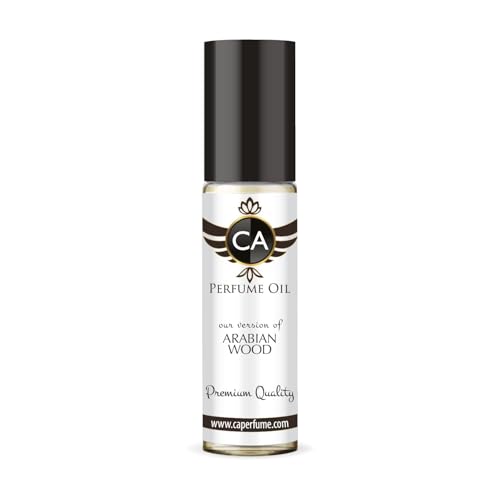 CA Perfume Impression of Arabian Wood Unisex Fragrance Oil Woody Chypre Scent Long Lasting Perfumes for Women &amp; Men Travel Size TSA Ready Mini Parfum Body Oil Roll-on 0.33 Fl Oz 10ml