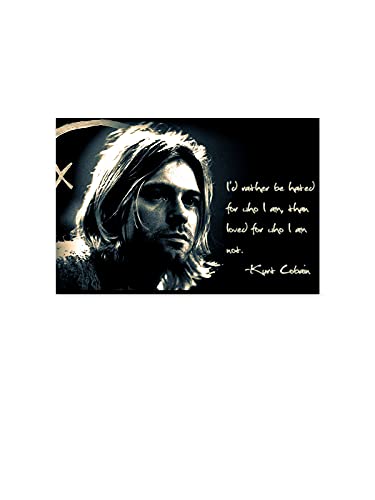 Funny-Ugly-Christmas-Sweater-Kurt-Cobain-Wall-Decor-Poster-Rock-Art-Print-for-Home-Decoration-I-Rather-Cobain-Inspirational-Quote-8-in-x-12-in