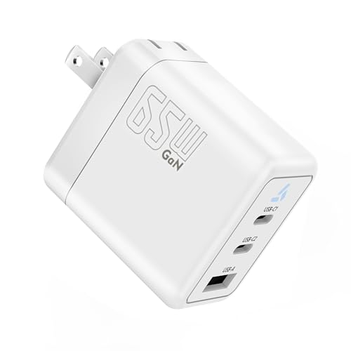 Amazon.co.jp: PD 充電器 USB 65Wの急速充電器 USB-C×2 & USB A 3