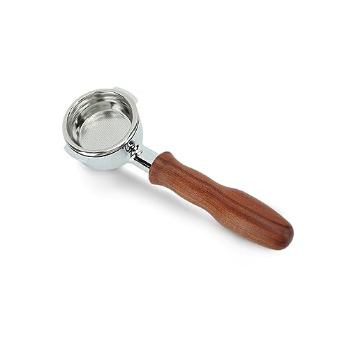 Portafiltro Senza Fondo da 58 Mm 2 Orecchie, Portafiltro per Espresso, Design Rimovibile per Portafiltro da 58 Mm per Expobar, Rocket, Faema, Rancilio, Em19m2, Casadio, Asaso, (D Sequoia)