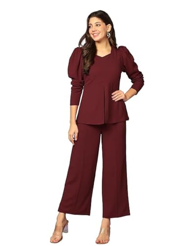 Image of DHRUVI Trendz Co ord Set for Women Stylish | Dress for Woman | Trendy Summer Casual Travel Outfit | A Line Dresses for Women | Western Stylish Midi Party Dress Outfits
