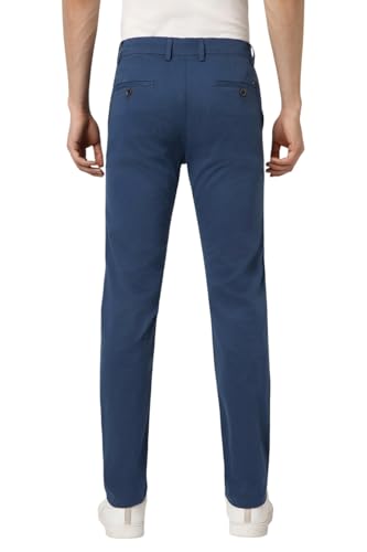 Image of Peter England Men's Skinny Fit Mid Rise Premium Casual Trouser Chinos