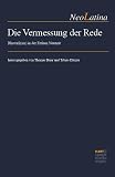 Die Vermessung der Rede: Rhetorik(en) in der Frühen Neuzeit (NeoLatina)