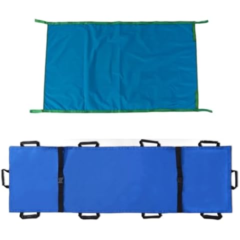 Positioning Bed Pad Bundle | 53" x 35" & 71" x 30" Positioning Bed Pad for Patient Lifting, Turning, Repositioning with Reinforced Handles Cover