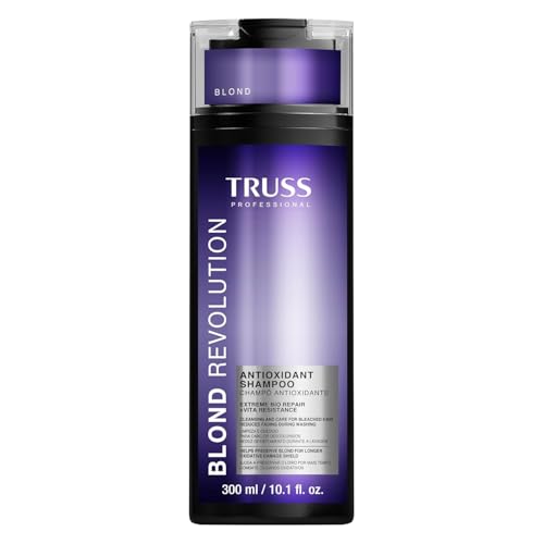 Truss Shampoo Antioxidante Blond Revolution | Proteção e Brilho para Cabelos Loiros | 300ml