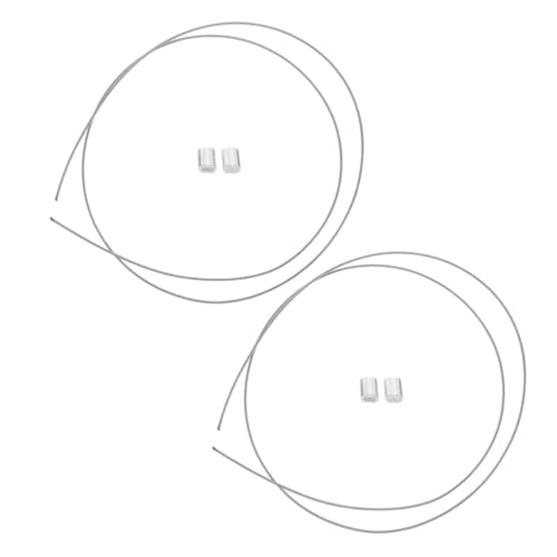 INOOMP Basketball Frame Net Threading String 2-Pack Steel Wire Replacement for Indoor/Outdoor Nets